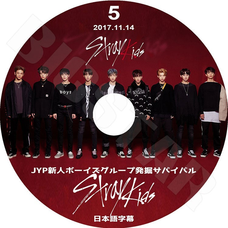 K-POP DVD/ Stray Kids #5 (2017.11.14) JYP 新人ボーイズグループ発掘サバイバル(日本語字幕あり)/ストレイキッズ バンチャン ソチャンビン キムウジン..
