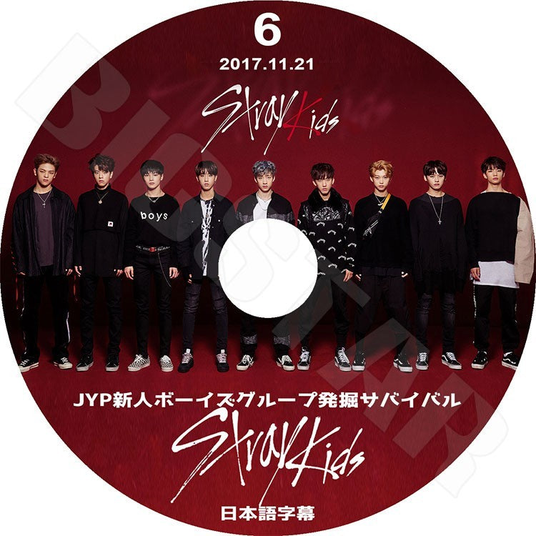 K-POP DVD/ Stray Kids #6 (2017.11.21) JYP 新人ボーイズグループ発掘サバイバル(日本語字幕あり)/ストレイキッズ バンチャン ソチャンビン ハンジソン..