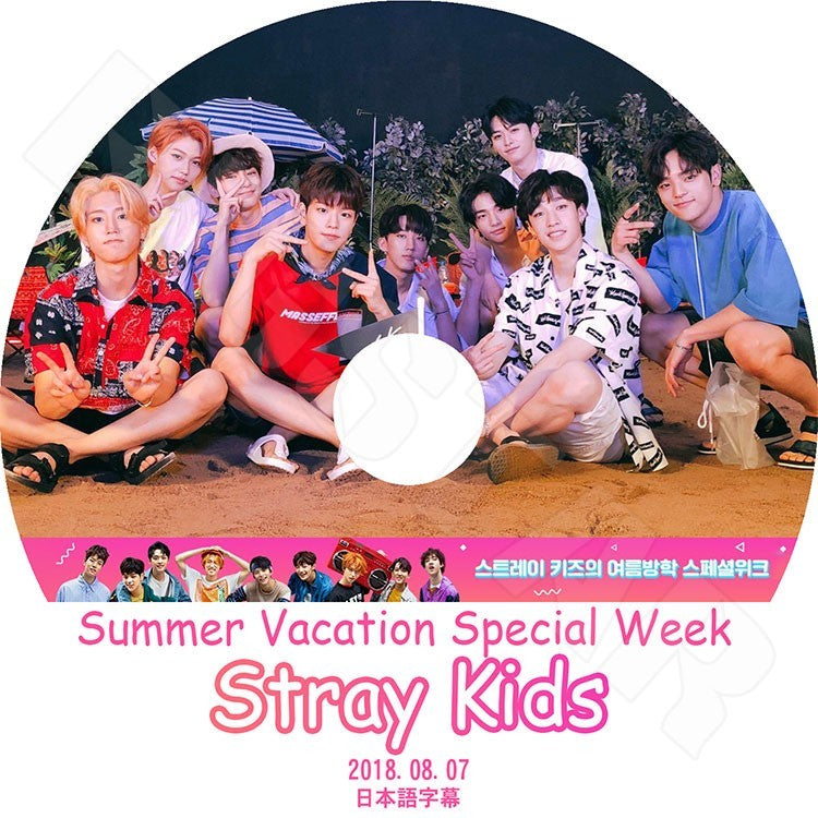 K-POP DVD/ Stray Kids Summer Vacation Special Week (2018.08.07)(日本字幕あり)/ストレイキッズ バンチャン ソチャンビン ハンジソン キムウジン..