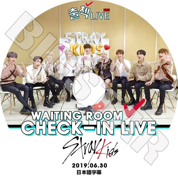 K-POP DVD/ Stray Kids CHECK-IN LIVE(2019.06.30) WAITNG ROOM(日本語字幕あり)/ストレイキッズ キムウジン キムスンミン ファンヒョンジン フィリックス..