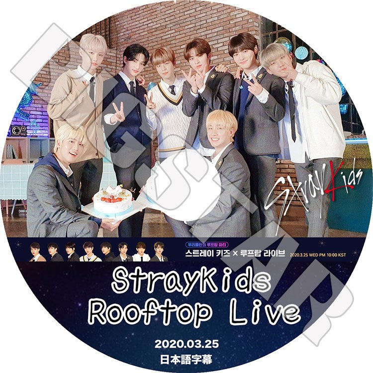 K-POP DVD/ Stray Kids Rooftop Live(2020.03.25)(日本語字幕あり)/ ストレイキッズ キムスンミン ヤンジョンイン イミンホ ファンヒョンジン フィリックス..