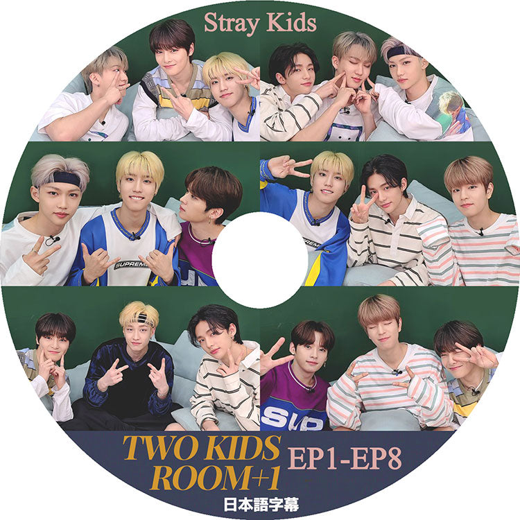 K-POP DVD/ Stray Kids TWOKIDS ROOM+1(日本語字幕あり)/ ストレイキッズ バンチャン ソチャンビン ハンジソン キムウジン キムスンミン..