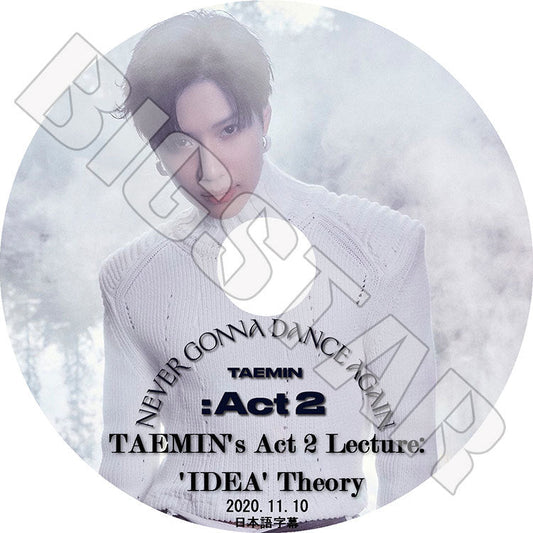 K-POP DVD/ SHINee TAEMIN Act2 Lecture IDEA Theory(2020.11.10)(日本語字幕あり)/ シャイニー テミン TAEMIN KPOP DVD