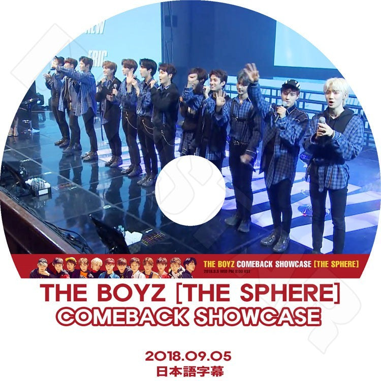 K-POP DVD/ THE BOYZ Comeback Showcase(2018.09.05) The Sphere(日本語字幕あり)/ザボーイズ Cre.kerz サンヨン ジェイコブ ヨンフン ヒョンジェ..