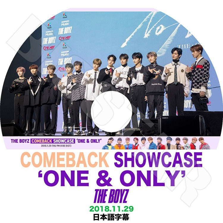 K-POP DVD/ THE BOYZ 2018 Showcase(2018.11.29) ONE&ONLY(日本語字幕あり)/ザボーイズ Cre.kerz ジェイコブ ヒョンジェ ケビン キュー ファル..