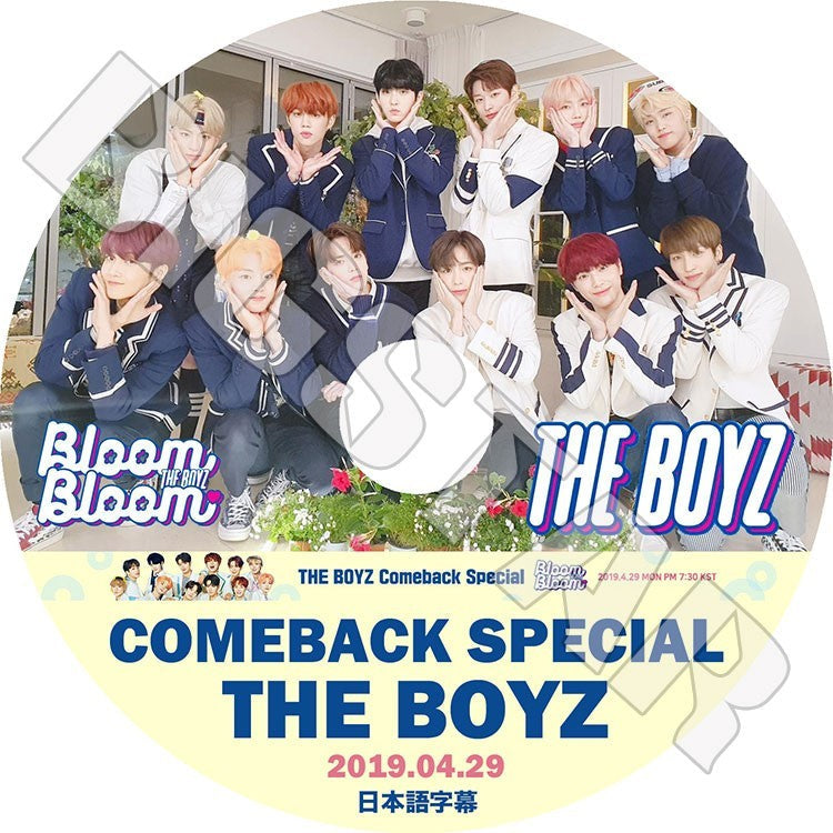 K-POP DVD/ THE BOYZ Comeback Special(2019.04.29)(日本語字幕あり)/ザボーイズ Cre.kerz サンヨン ジェイコブ ヨンフン ヒョンジェ ジュヨン ケビン..