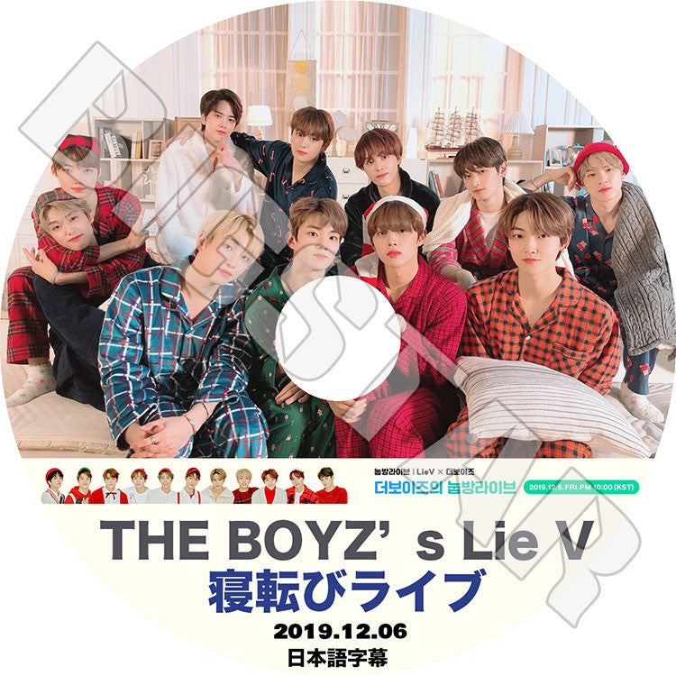 K-POP DVD/ THE BOYZ 2019 寝転びライブ(2019.12.06)(日本語字幕あり)/ ザボーイズ Cre.kerz サンヨン ジェイコブ ヨンフン ヒョンジェ ジュヨン ケビン..