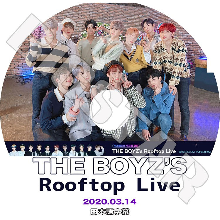 K-POP DVD/ THE BOYZ 2020 Rooftop Live(2020.03.14)(日本語字幕あり)/ ザボーイズ ヒョンジェ ジュヨン ケビン ニュー キュー ハンニョン ファル ソンウ..