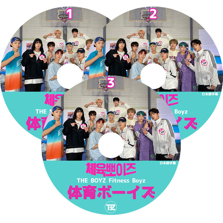 K-POP DVD/ THE BOYZ 体育ボーイズ(3枚SET) (日本語字幕あり)/ ザボーイズ Cre.kerz サンヨン ジェイコブ ヨンフン ヒョンジェ ジュヨン ケビン ニュー..