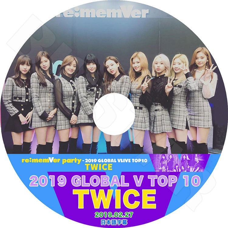 K-POP DVD/ TWICE 2019 GLOBAL V LIVE TOP10 (2019.02.27)(日本語字幕あり)/TWICE ナヨン ツウィ モモ サナ ミナ ジヒョ ダヒョン ジョンヨン チェヨン