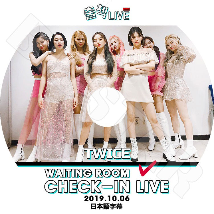 K-POP DVD/ TWICE CHECK-IN LIVE (2019.10.06)(日本語字幕あり)/トゥワイス ナヨン ツウィ モモ サナ ミナ ジヒョ ダヒョン ジョンヨン チェヨン KPOP DVD