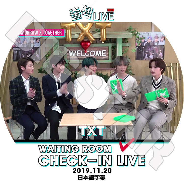 K-POP DVD/ TXT CHECK-IN LIVE(2019.11.20) WAITING ROOM(日本語字幕あり)/TOMORROW X TOGETHER トゥモローバイトゥギャザー スビン..