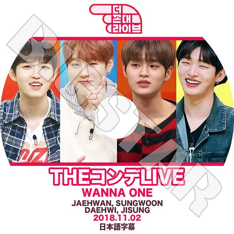 K-POP DVD/ Wanna One THEコンデLIVE(2018.11.02)(日本語字幕あり)／ワナワン デフィ ジェファン ジソン ソンウン KPOP DVD