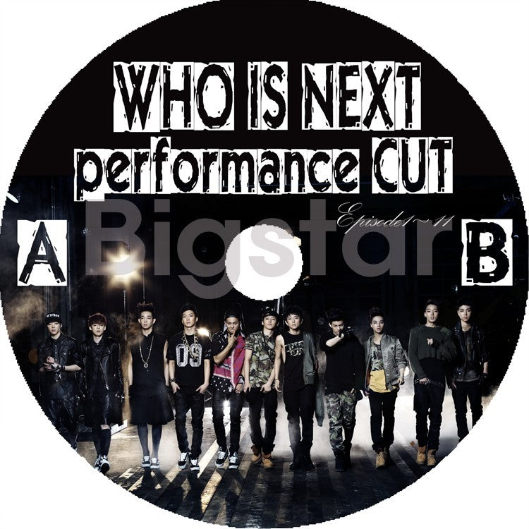 K-POP DVD/ Who is next Perfomance A & B Team ★ 1~12話 ☆☆YG Ent./WINNER DVD