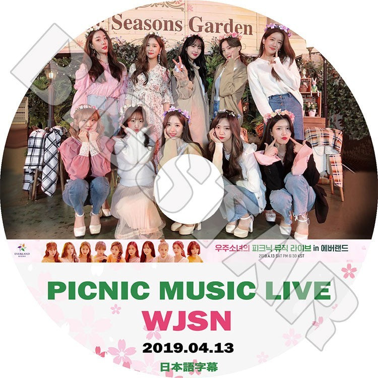 K-POP DVD/ 宇宙少女 PICNIC MUSIC LIVE(2019.04.13)(日本語字幕あり)／WJSN ソンソ ボナ ダヨン ソンウィ ウンソ ヨルム ソラ エクシ スビン ミギ ルダ..