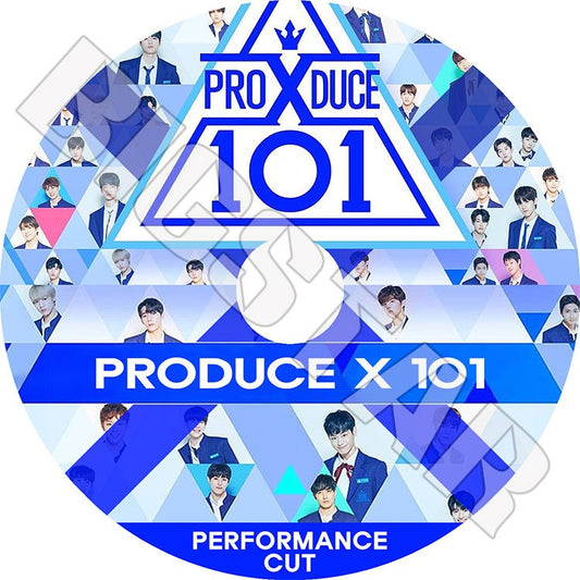 K-POP DVD/ PRODUCE X 101シーズン X PERCORMANCE CUT(日本語字幕なし)／プロデュース X 101 PRODUCE X X1 エックスワン KPOP DVD