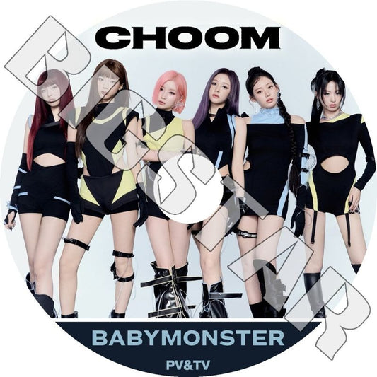 K-POP DVD/ BABYMONSTER 2026 PV/TV★CHOOM WE GO UP HOT SAUCE Love In My Heart DRIP CLIK CLAK FOREVER..