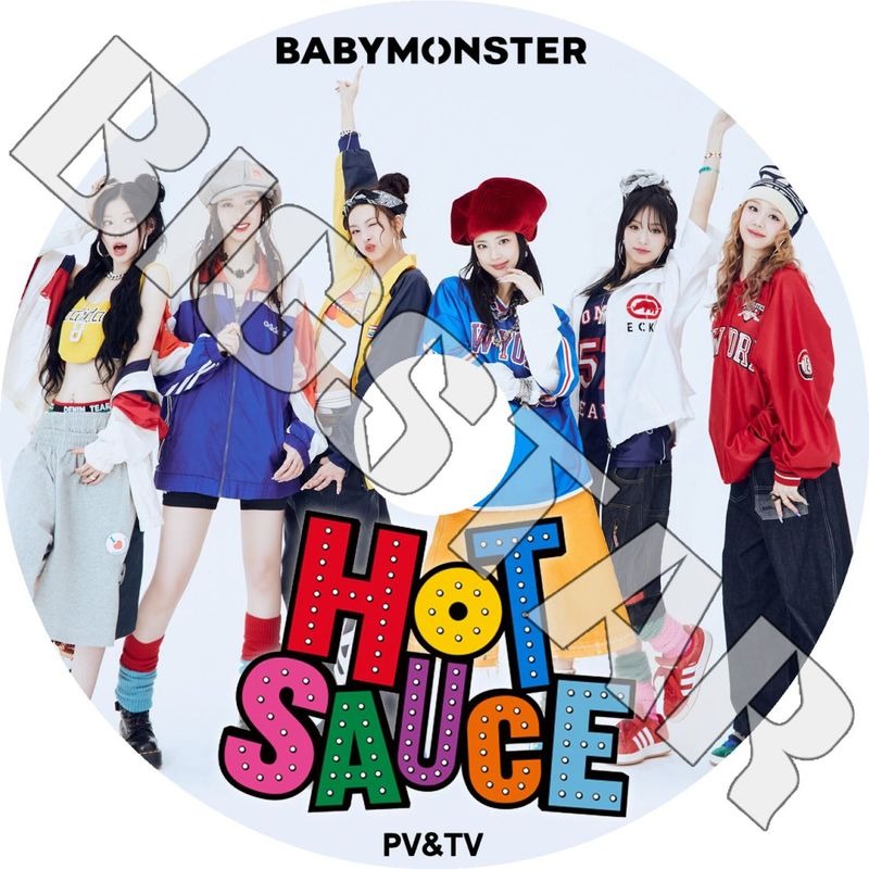 K-POP DVD/ BABYMONSTER 2025 PV/TV★HOT SAUCE Love In My Heart DRIP CLIK CLAK FOREVER SHEESH BATTER UP/ ベイビーモンスター