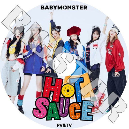K-POP DVD/ BABYMONSTER 2025 PV/TV★HOT SAUCE Love In My Heart DRIP CLIK CLAK FOREVER SHEESH BATTER UP/ ベイビーモンスター