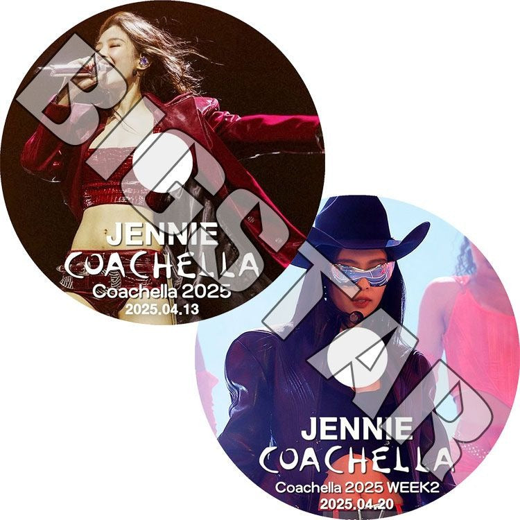 K-POP DVD/ BLACK PINK JENNIE COACHELLA コンサート (2枚set) (2025.04.13-04.20) (日本語字幕なし)/ BLACK PINK ブラックピンク ジェニ