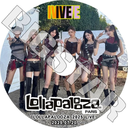 K-POP DVD/ IVE 2025 Lollapalooza LIVE IN PARIS (2025.07.20)/ IVE アイブ ユジン ガウル レイ ウォニョン リズ イソ KPOP DVD