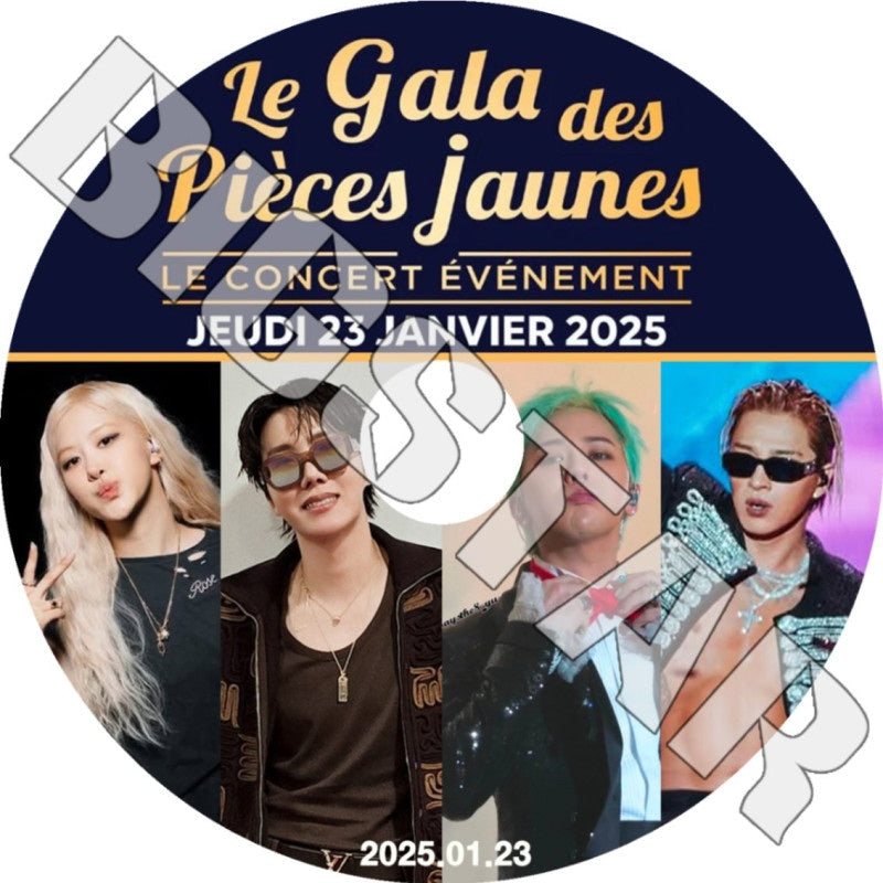 K-POP DVD/ 2025 フランスチャリティーイベントLIVE Le Gala des Pieces Jaunes (2025.01.23)/ ビックバン ブラックピンク ロジェ バンタン J-HOPE