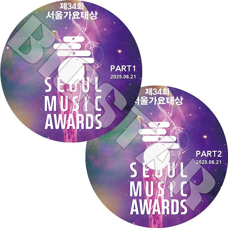 K-POP DVD/ 2025 34th Seoul Music Awards (2枚Set) (2025.06.21)/ TXT NCT WISH DOYOUNG ILLIT i-DLE BTOB ZEROBASEONE FIFTY..