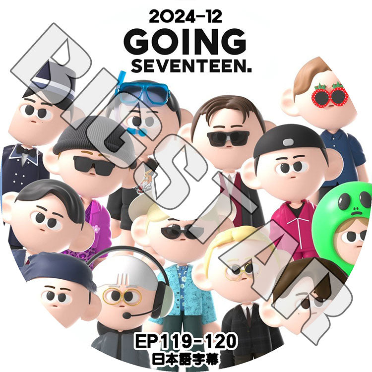 K-POP DVD/ SEVENTEEN 2024 GOING SEVENTEEN #12 (EP119-EP120) (日本語字幕あり)/ SEVENTEEN セブンティーン セブチ SVT KPOP DVD