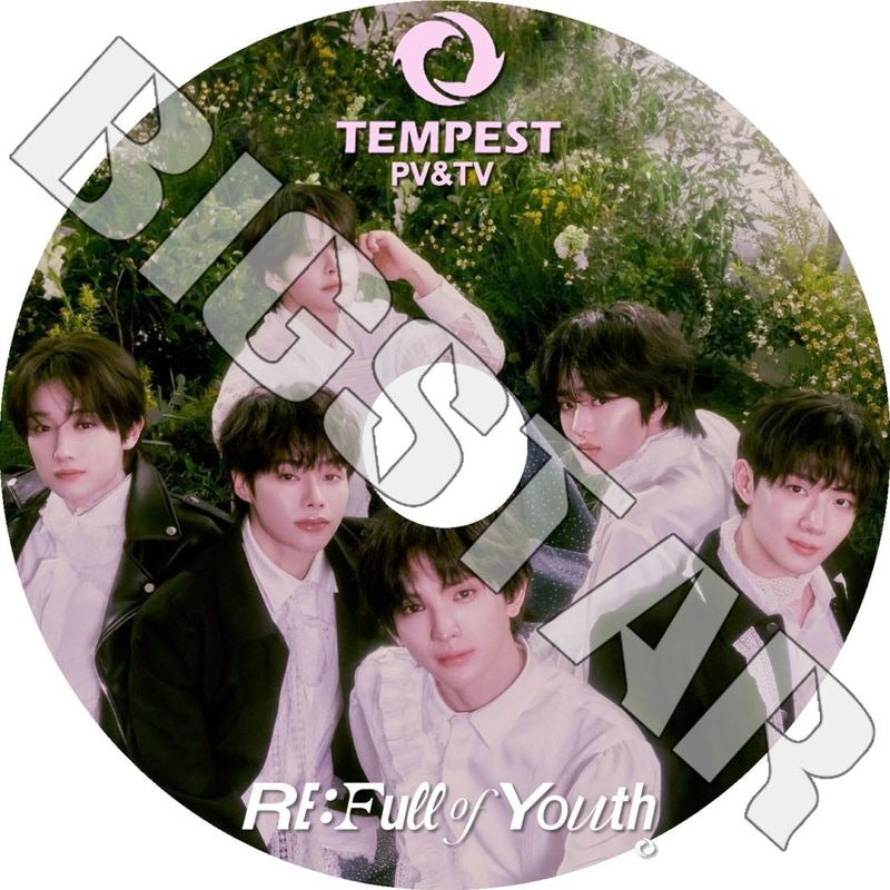 K-POP DVD/ TEMPEST 2025 PV/TV/ Unfreeze LIGHTHOUSE Vroom Vroom Dangerous Dragon Can't Stop Shining Bad News/ TEMPEST KPOP