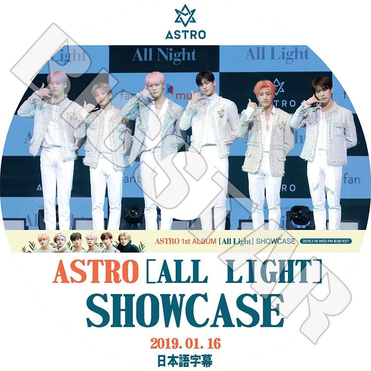 K-POP DVD/ ASTRO 2019 Showcase(2019.01.16) All Light(日本語字幕あり)／ASTRO アストロ ジンジン MJ チャウヌ ムンビン ラキ ユンサナ KPOP