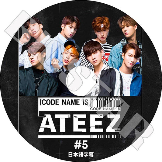 K-POP DVD/ ATEEZ CODE NAME IS #5(日本語字幕あり)／エーティーズ ホンジュン ミンギ ジョンホ サン ソンファ ヨサン ウヨン ユンホ KPOP DVD