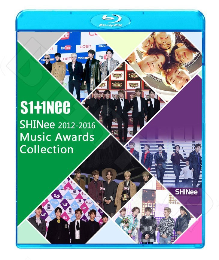 Blu-ray/ SHINEE 2012-2016 MUSIC AWARD CUT／Gaon Melon MAMA KBS MBC Seoul Awards 他／SHINee シャイニーオンユ ジョンヒョン キー ミンホ テミン