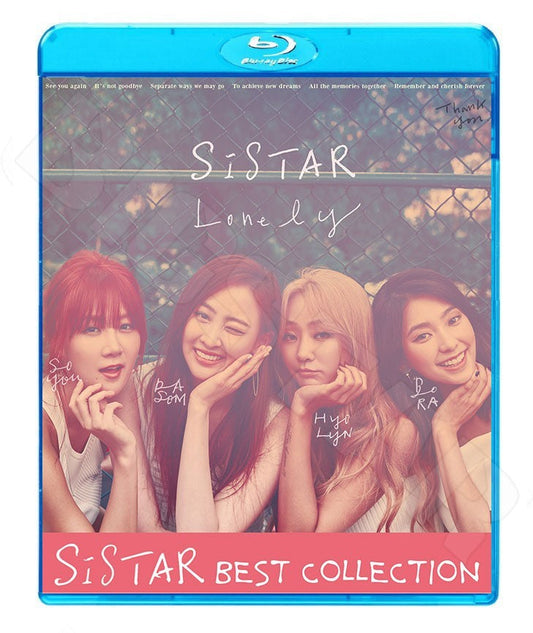 Blu-ray/ SISTAR 2017 BEST COLLECTION★Lonely I Like That Shake It I SWEAR TOUCH MY BODY／シスター ヒョリン ボラ ソユ ダソム KPOP ブルーレイ