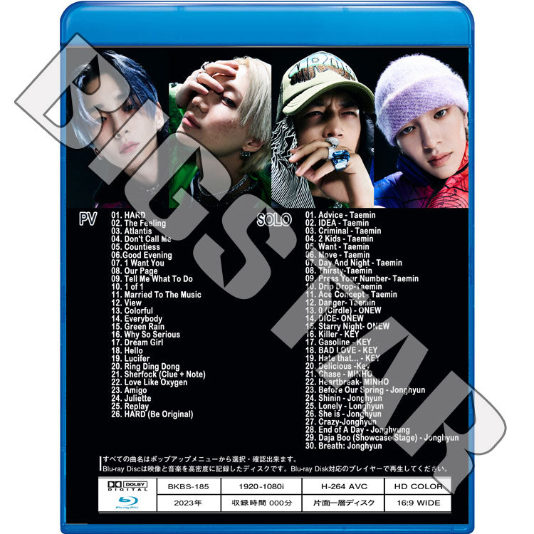 Blu-ray/ SHINee 2023 BEST PV Collection★HARD Atlantis Don't Call Me Countless Good Evening Married To The Music/ シャイニー ブルーレイ
