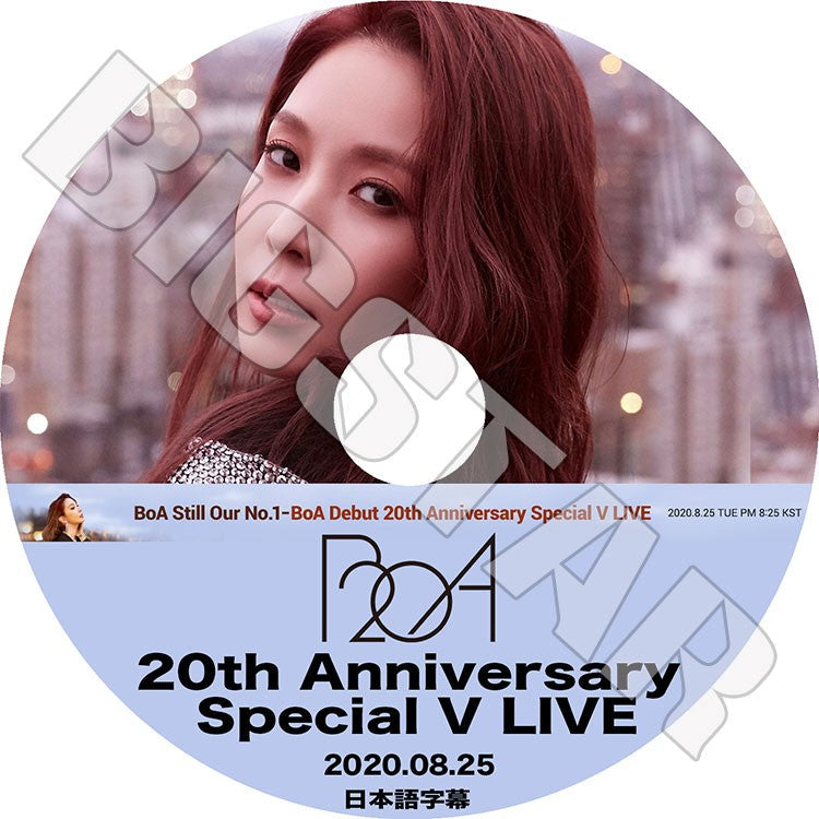 K-POP DVD/ BoA 20周年記念 SPECIAL V LIVE(2020.08.25)(日本語字幕あり)/ BOA BoA ボア KPOP DVD