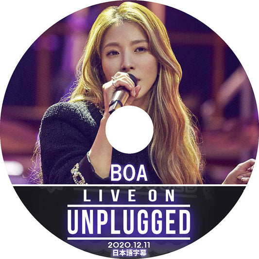 K-POP DVD/ BOA UNPLUGGED LIVE ON (2020.12.11)(日本語字幕あり)/ BOA ボア KPOP DVD