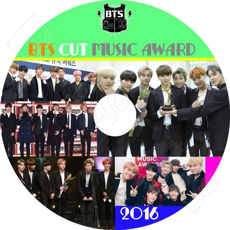 K-POP DVD/ バンタン CUT 2016 MUSIC AWARD☆GAON/Melon/MAMA/KBS/MBC/Seoul Awards/GDA／防弾  ラップモンスター シュガ ジン ジミン ブィ ジョングク