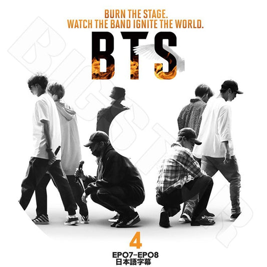 K-POP DVD/ バンタン BURN THE STAGE ON BANGTAN TV #4 (EP7-8)(日本語字幕あり)／防弾 バンタン ラップモンスター シュガ ジン..