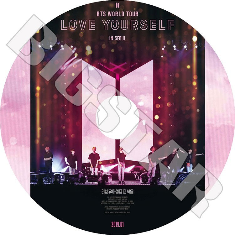 K-POP DVD/ バンタン LOVE YOURSELF IN SEOUL(2019.01) BTS WORLD TOUR(日本語字幕なし)／防弾 シュガ ジン ジェイホープ ジミン ブィ ジョングク..