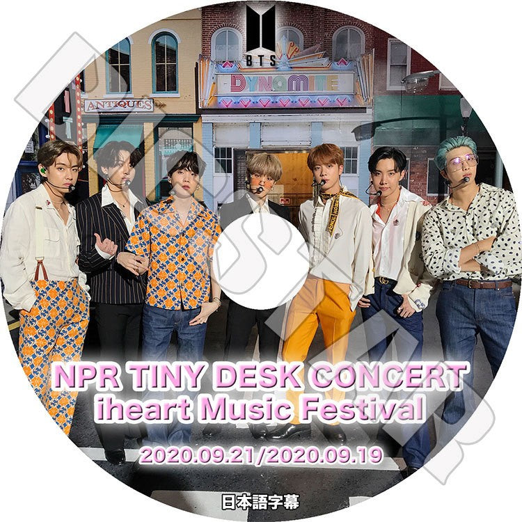 K-POP DVD/ バンタン NPR TINY DESK CONCERT+iheart Music Festival(2020.09.21/09.19)(日本語字幕あり)/ 防弾 ラップモンスター シュガ ジン..