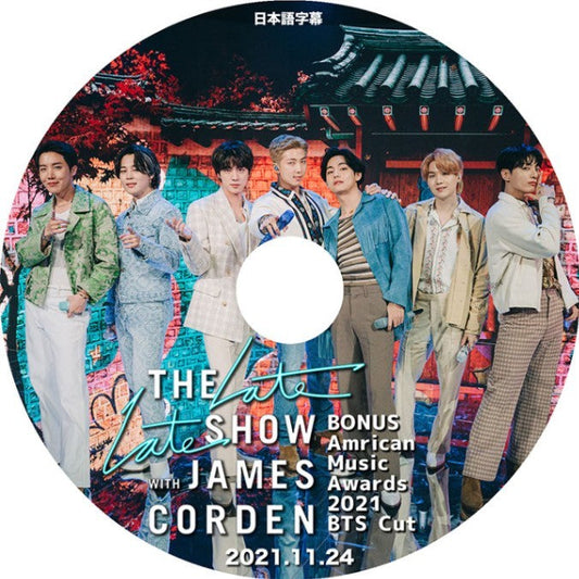 K-POP DVD/ バンタン 2021-2 THE Late Late SHOW(日本語字幕あり)/ 防弾 バンタン ラップモンスター シュガ ジン ジェイホープ ジミン ブィ ジョングク