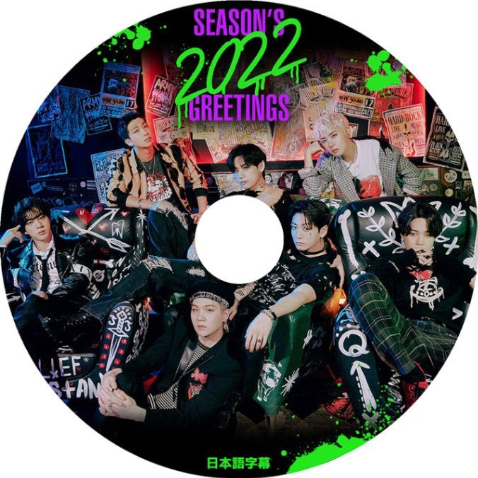 K-POP DVD/ バンタン 2022 SEASON GREETINGS(日本語字幕あり)/ 防弾 バンタン ラップモンスター シュガ ジン ジェイホープ ジミン ブィ ジョングク