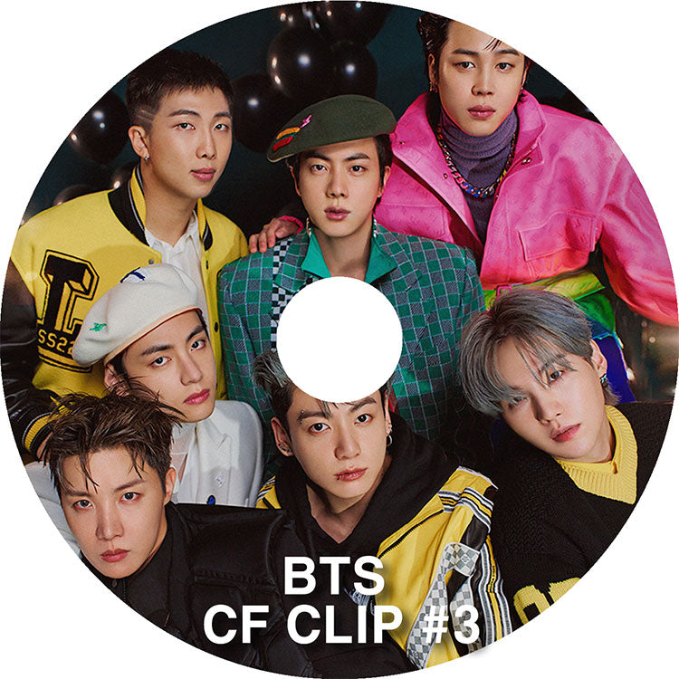 K-POP DVD/ バンタン CF CLIP #3 (日本語字幕なし)/ 防弾 バンタン RM ジン シュガ ジェイホープ ジミン ブイ ジョングク BANGTAN KPOP