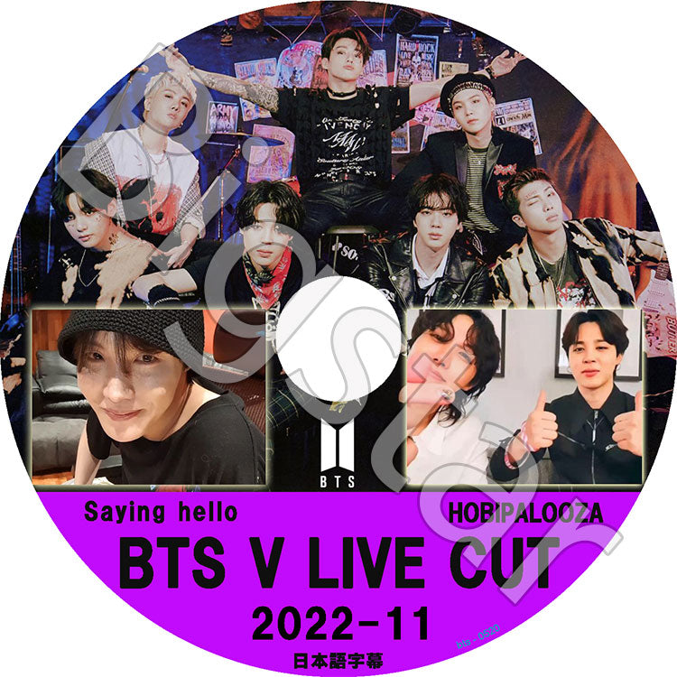 K-POP DVD/ バンタン V LIVE Cut 2022-11(日本語字幕あり)/ HOBIPALOOZA 他/ バンタン RM ジン JIN シュガ SUGA ジェイホープ J-HOPE..