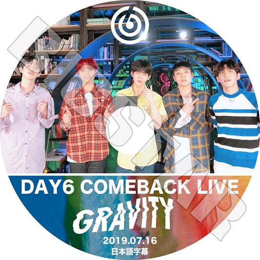 K-POP DVD/ Day6 Comeback Live(2019.07.16) GRAVITY(日本語字幕あり)／デイシックス ソンジン ジェイ ヨンケイ ウォンピル ドウン KPOP DVD