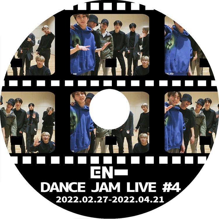 K-POP DVD/ ENHYPEN DANCE JAM LIVE #4 (2022.02.27-04.21) (日本語字幕なし)/ ENHYPEN エンハイフン ENHYPEN KPOP DVD