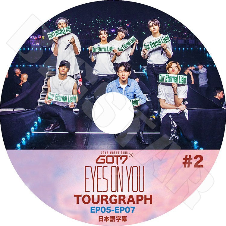 K-POP DVD/ GOT7 TOURGRAPH #2 (EP05-EP07) EYES ON YOU(日本語字幕あり)／ガットセブン マーク ジャクソン ヨンジェ ベムベム ユギョム..