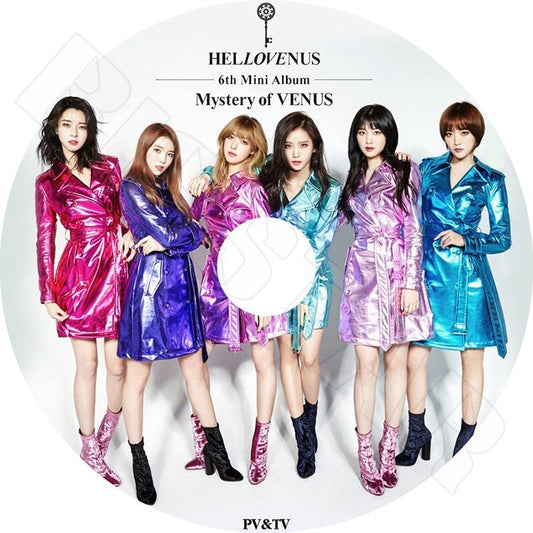 K-POP DVD/ Hello Venus 2017 PV&TV セレクト★Mysterious I'm ill Wiggle Wiggle  Sticky Sticky Where Are You Like Tea／ハロービーナス アリス..