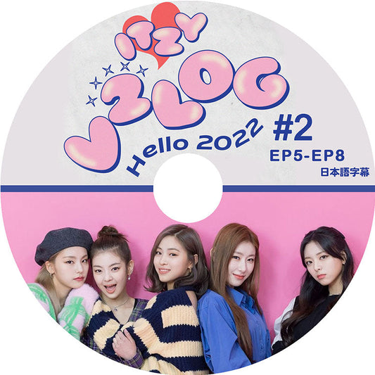 K-POP DVD/ ITZY 2022 V2LOG #2 (EP5-EP8) (日本語字幕あり)/ ITZY イッジ イェジ リア リュジン チェリョン ユナ ITZY KPOP DVD