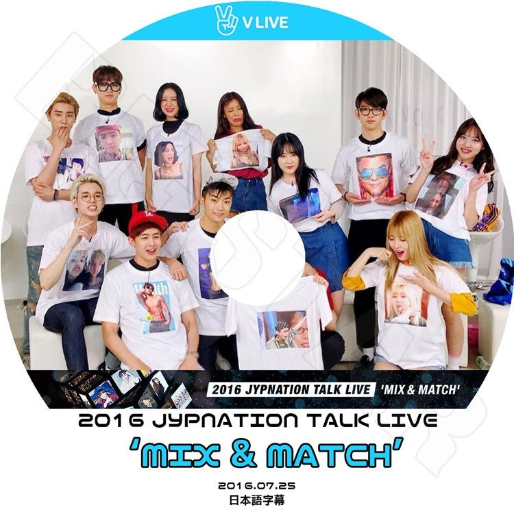 K-POP DVD/ 2016 JYP NATION TALK LIVE V LIVE (2016.07.25)(日本語字幕あり)／2PM GOT7 TWICE WONDER GIRLS KPOP